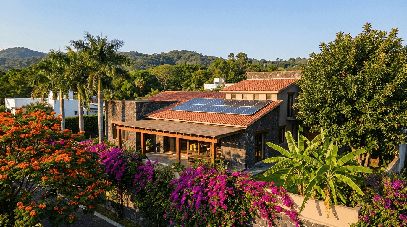 Paneles solares residenciales